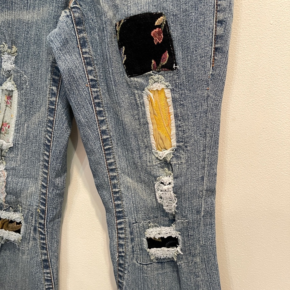 Vintage Cache Low Jeans With Patchwork - image 8